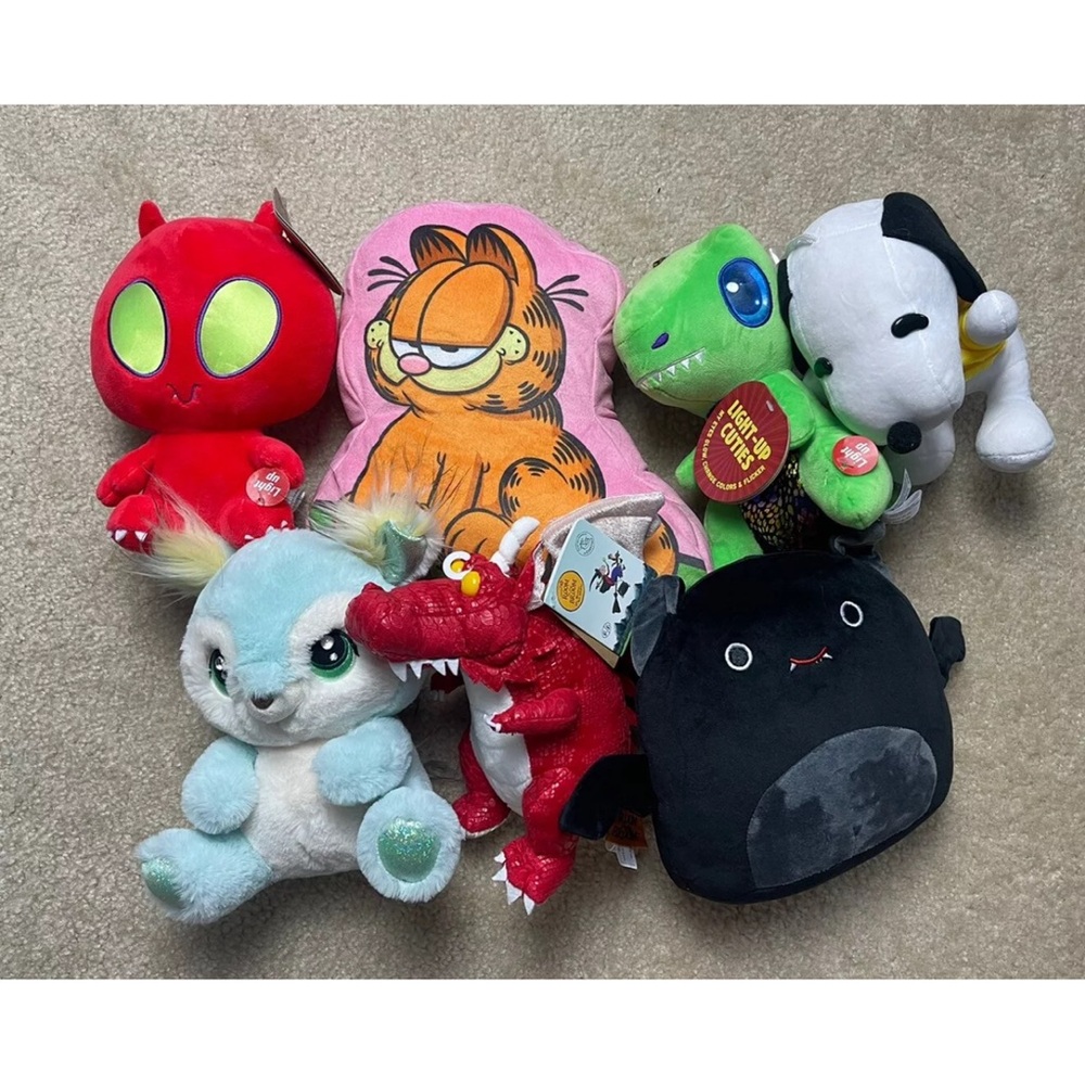 Colorful Plush Toy Set for Kids